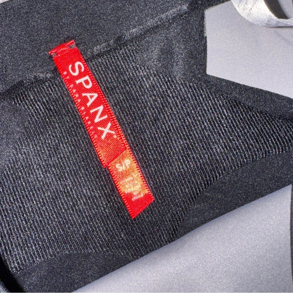 SPANX High-Waist Shaping Shorts in Black - Picture 2 of 6